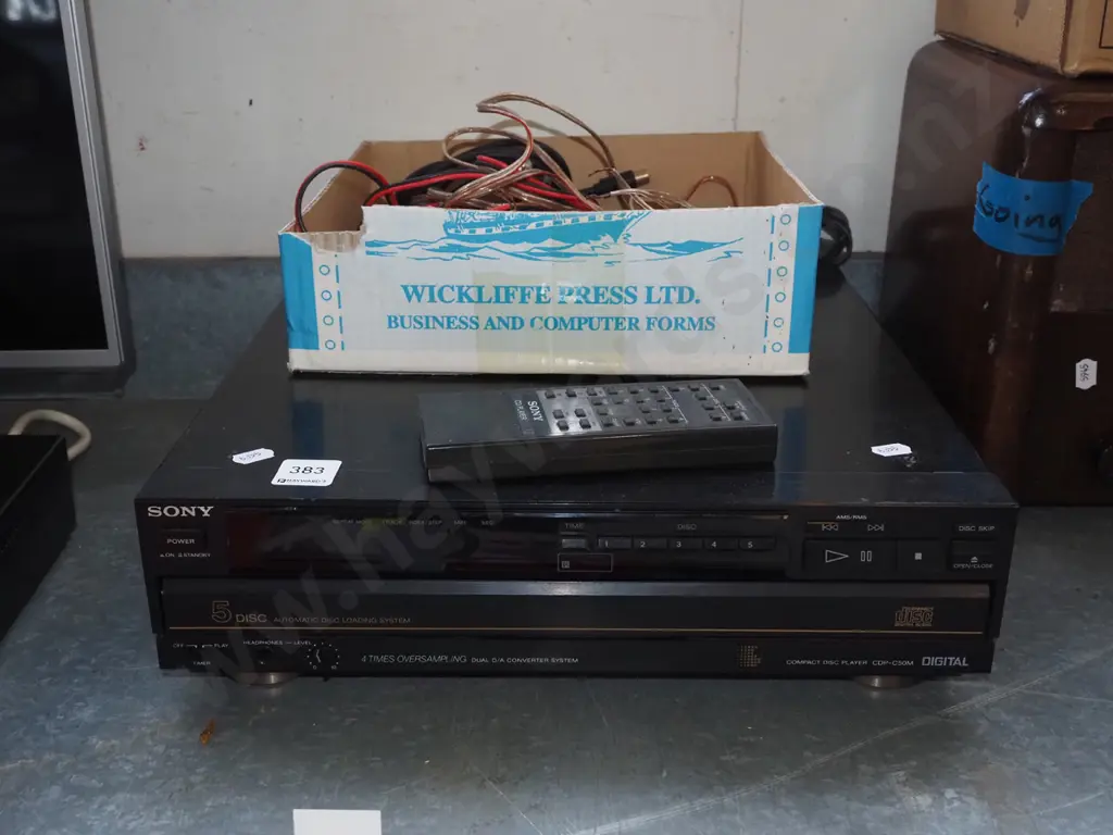 early Sony 5 disc CD player Image 1++