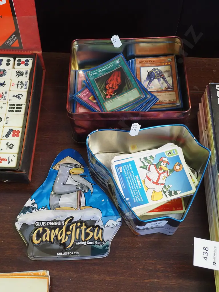2x tins of collector cards Image 1++