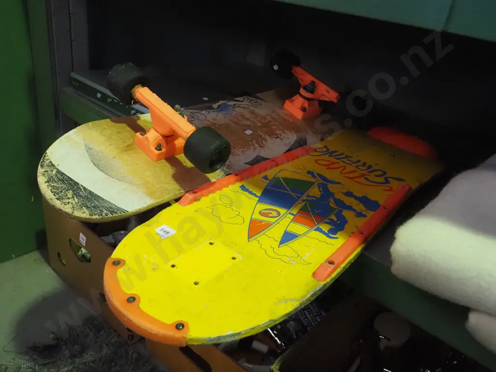 retro 1980s skateboard deck, 1 other skateboard Image 1++
