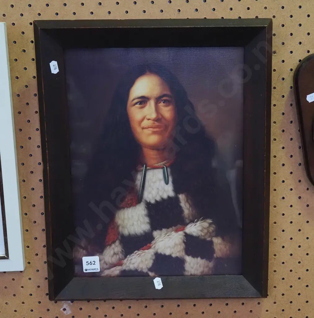 framed Lindauer print  - portrait Image 1++