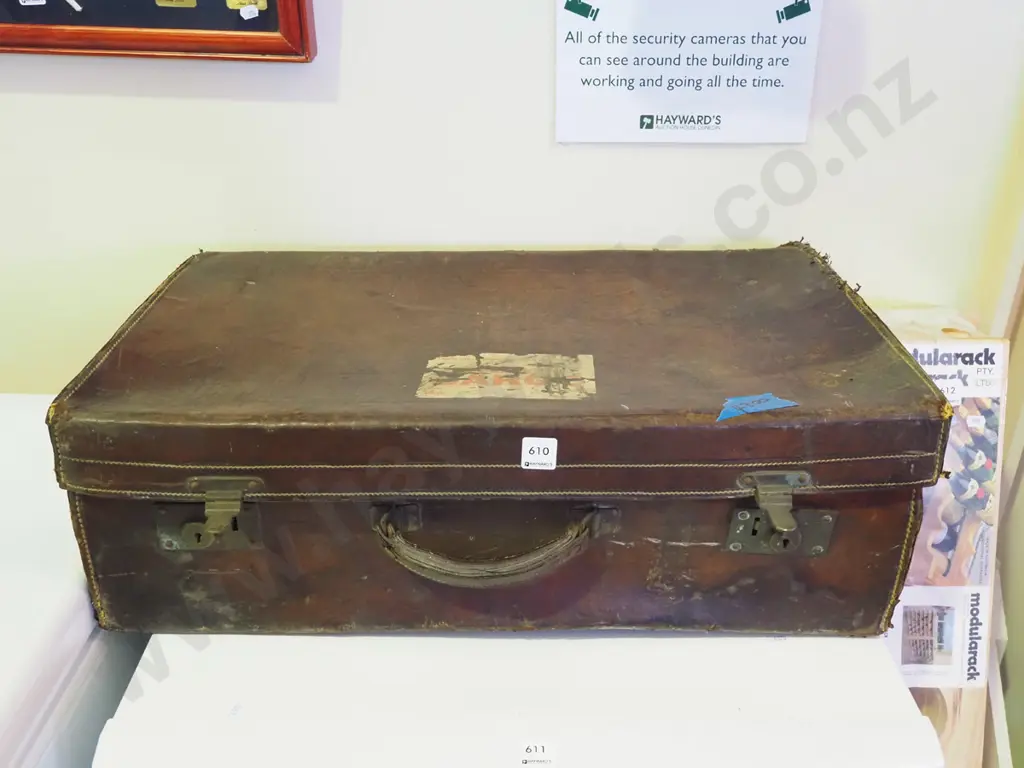 bullock hide suitcase Image 1++