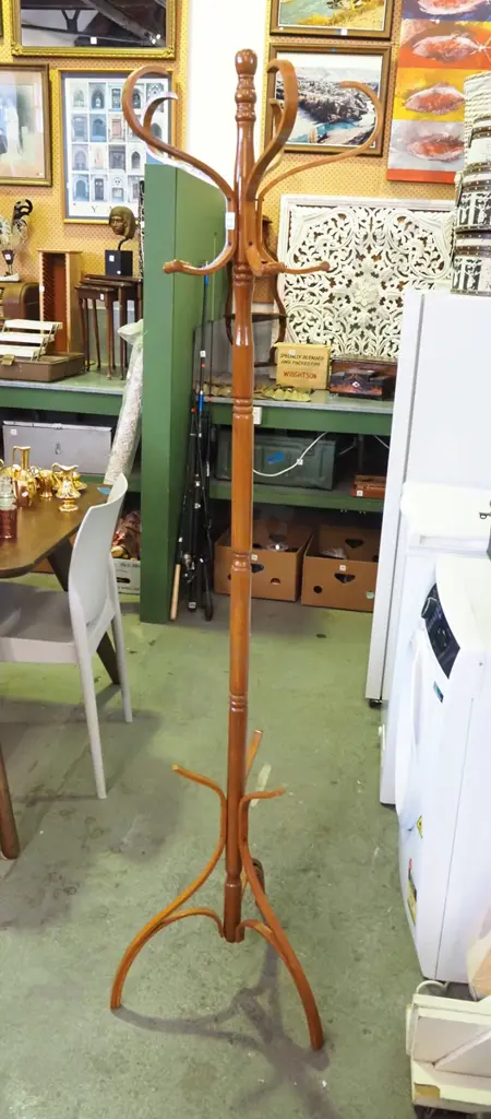 wooden coat stand Image 1++