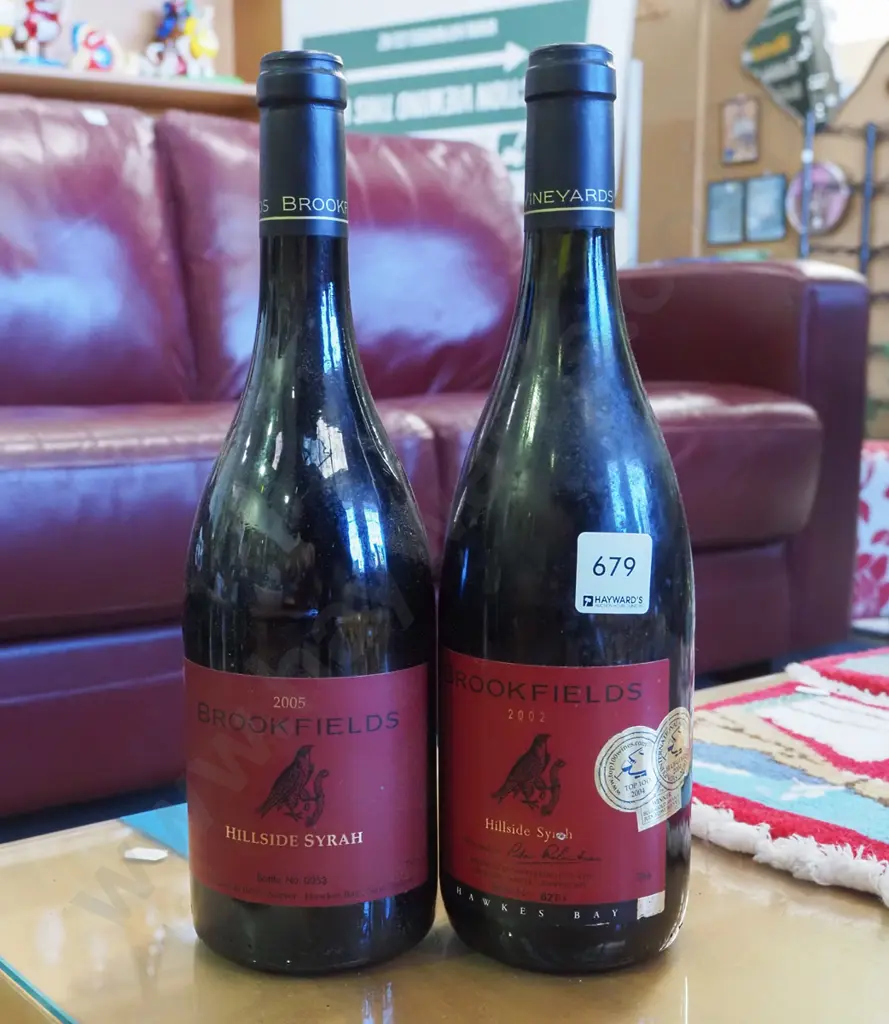 2x bottles Brookfields 2002 and 2005 syrah Image 1++
