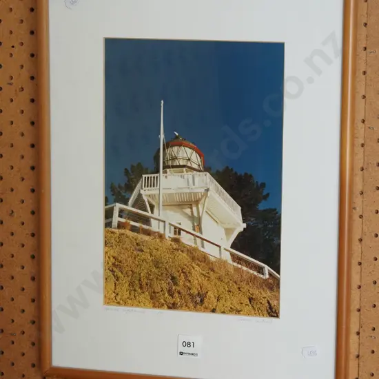 framed photo print - Akaroa Lighthouse
