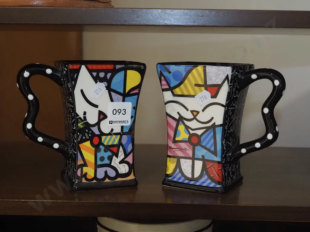 2x Britto coffee mugs Image 1++