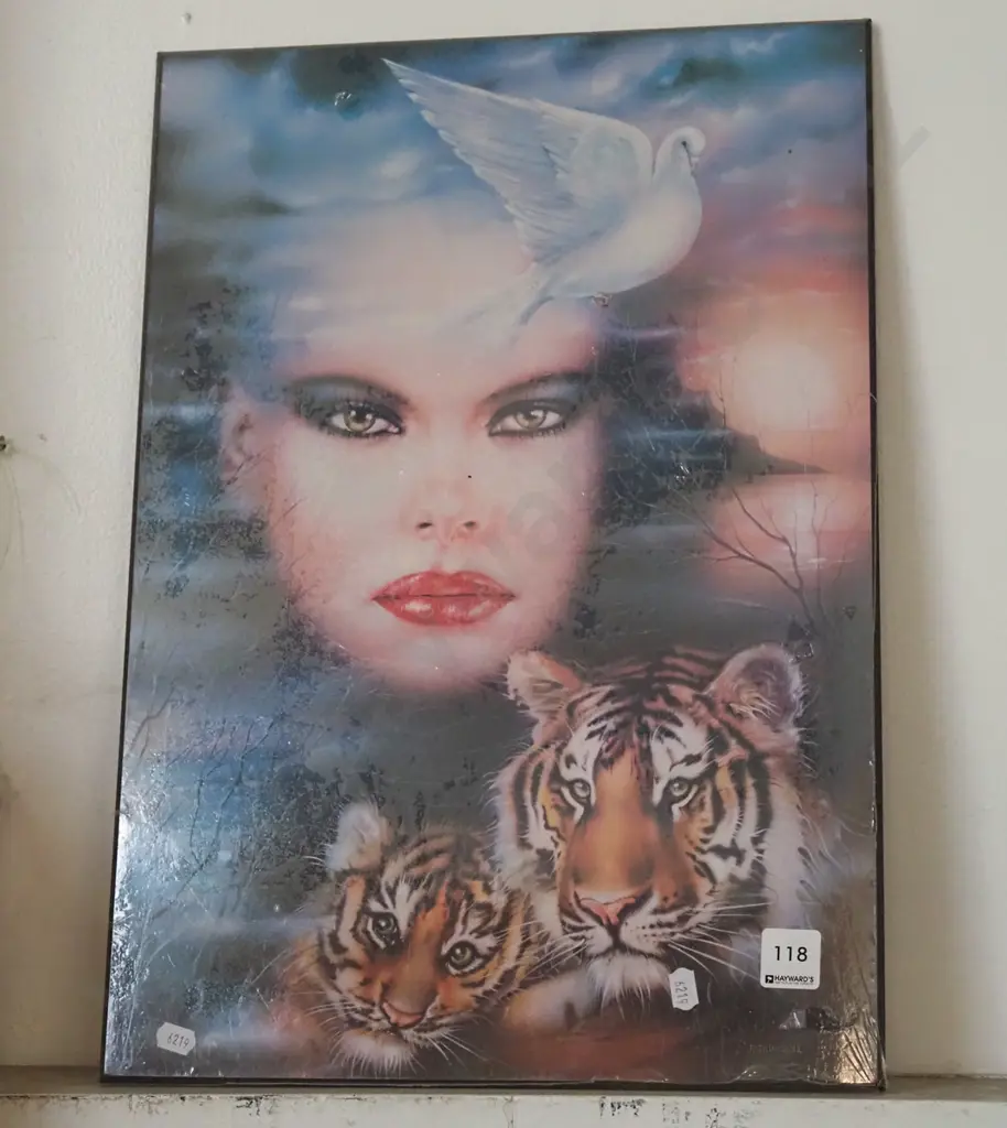 fantasy print on board H-480 W-340 Image 1++