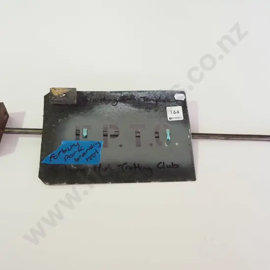 FPTC (Forbury Park Trotting Cub) stencil and branding tool