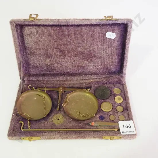 cased gold scales