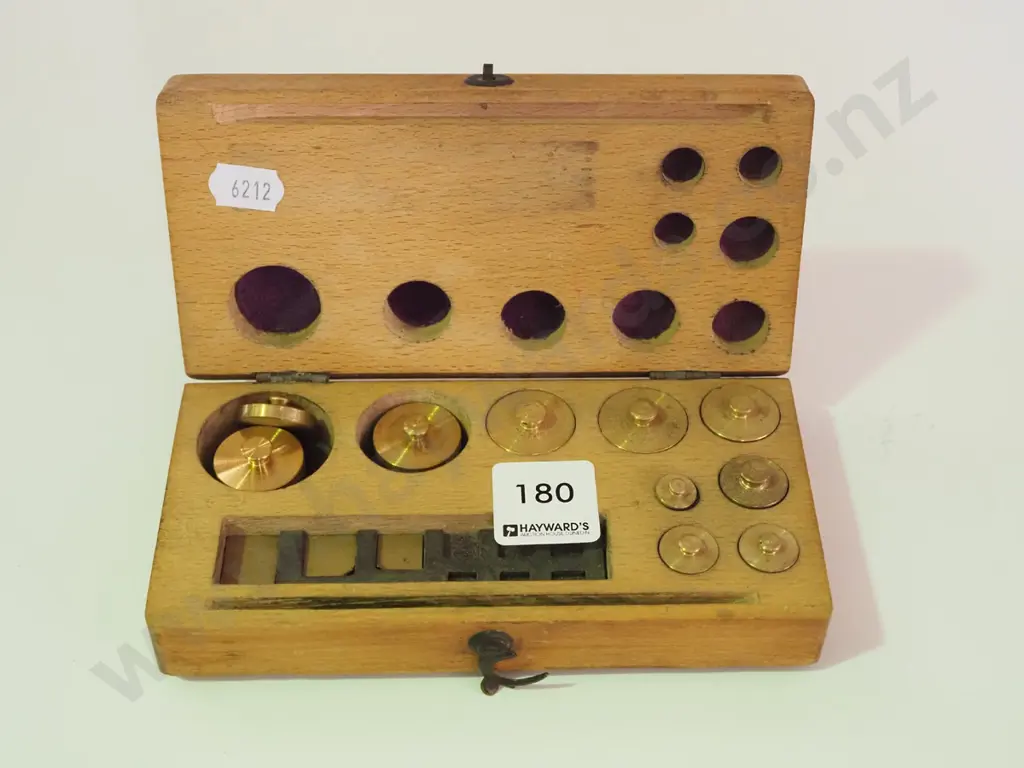 wood cased scale weights Image 1++