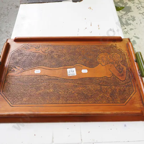 pokerwork tray