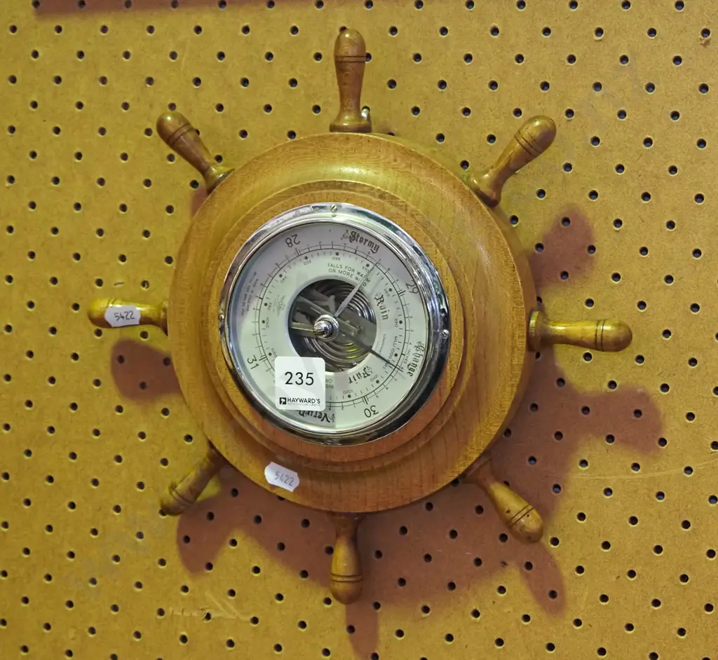 ships wheel barometer Image 1++