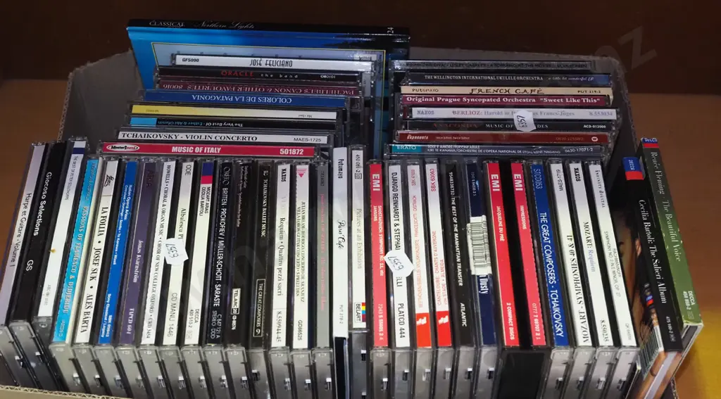 box of CDs Image 1++