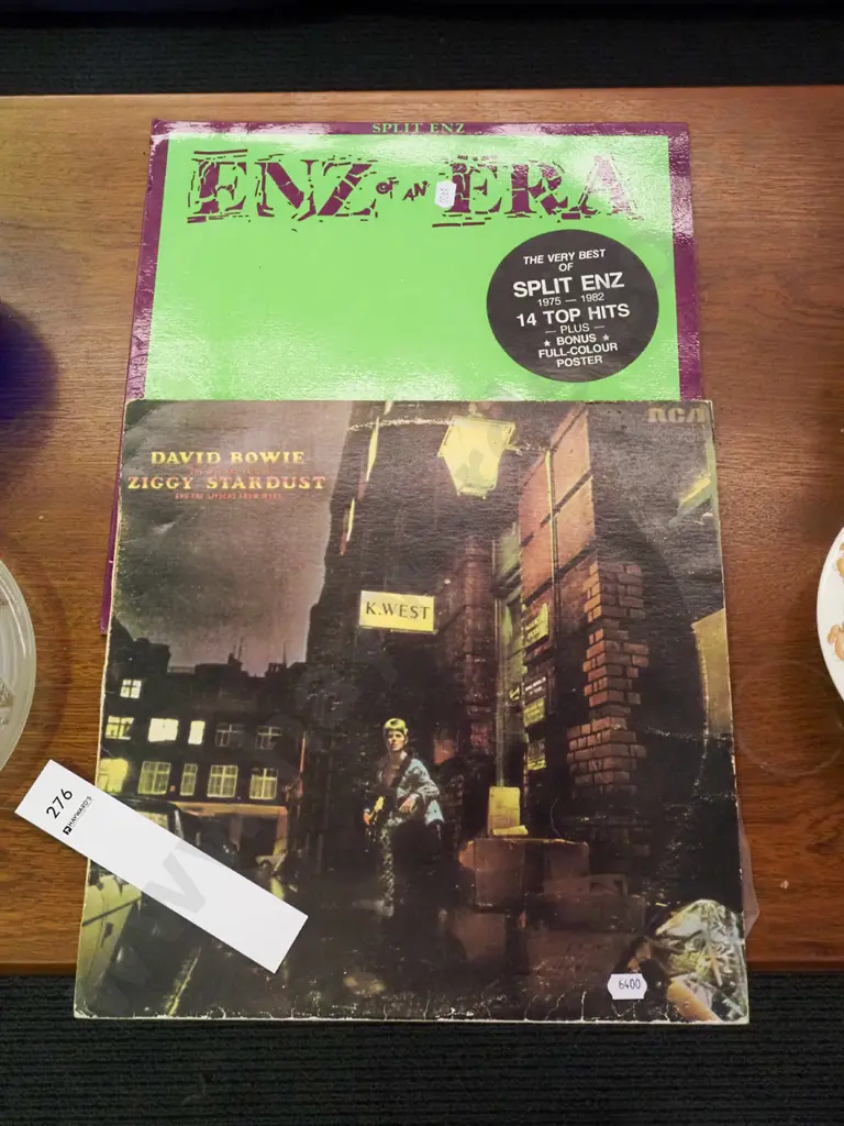 LPs; Split Enz, David Bowie Image 1++