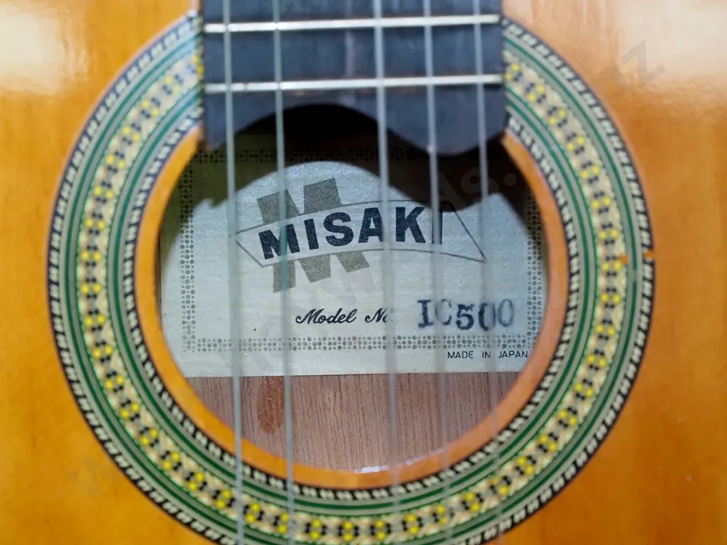 Misaki acoustic guitar and hard case Image 1++