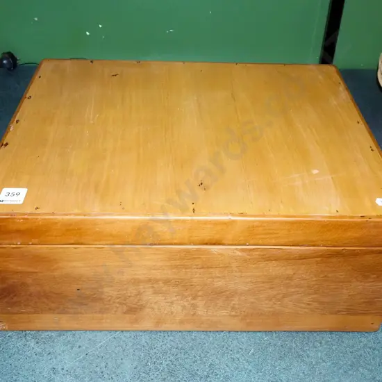 wooden storage box