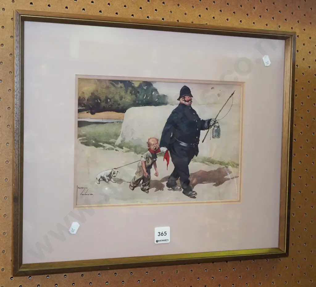 framed Lawson Wood print Image 1++