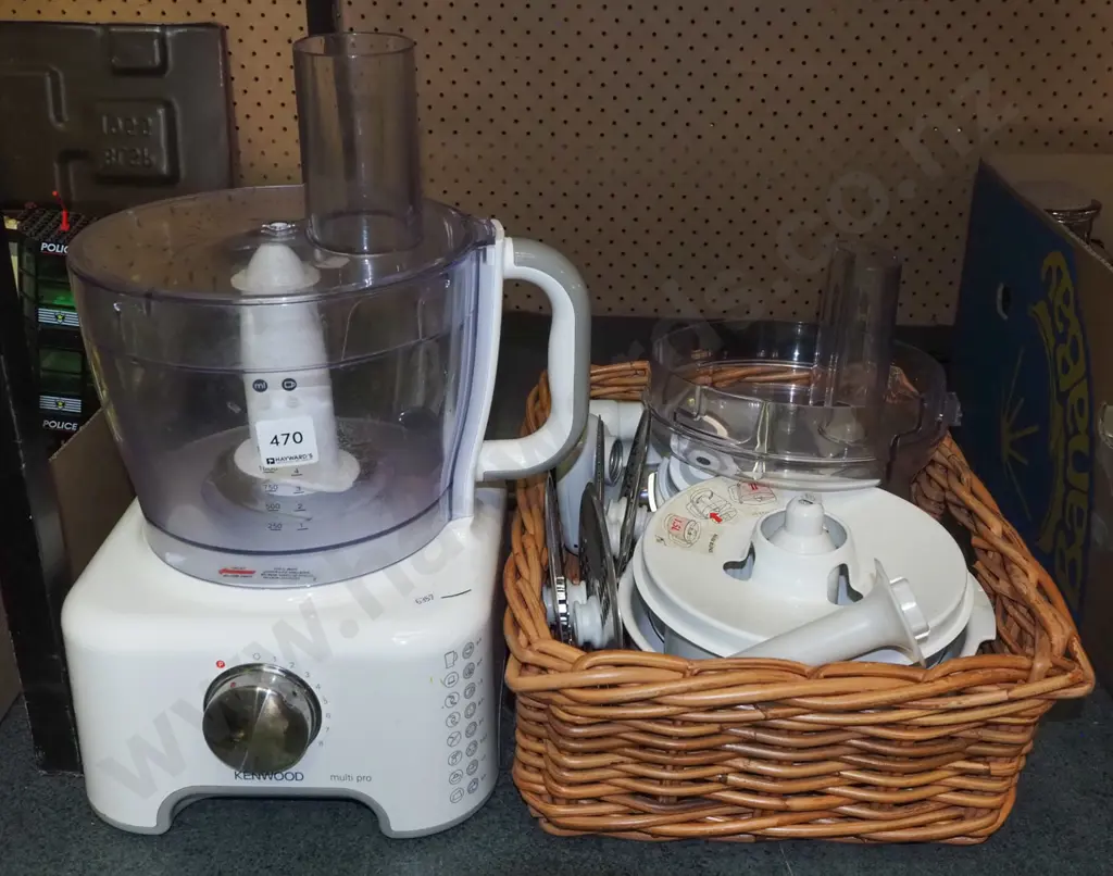 Kenwood kitchen whiz and basket of accessories Image 1++