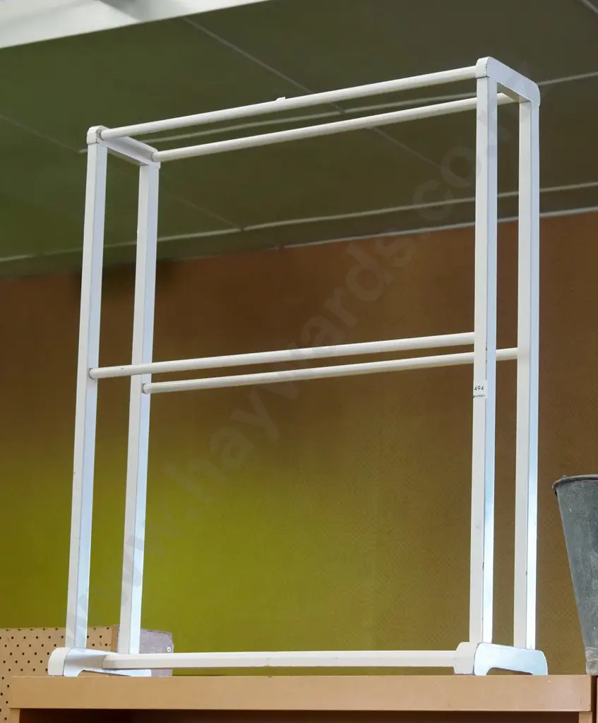 hand painted wooden towel rail Image 1++