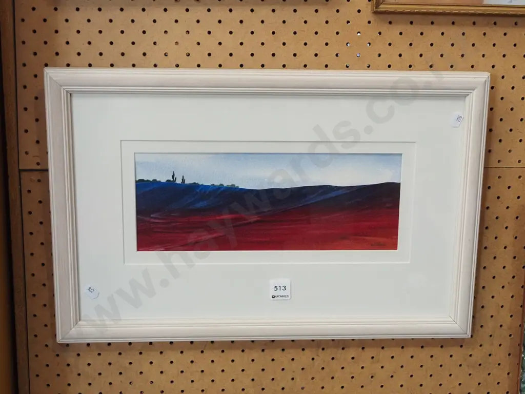 Cara Spekreijse framed watercolour collage - landscape Image 1++