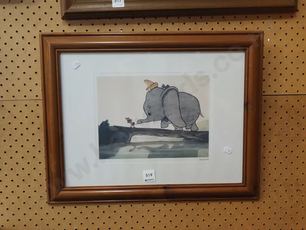 framed Dumbo print Image 1++