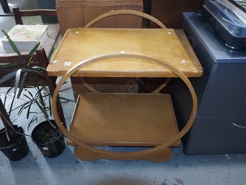 bentwood hoop deco tea trolley Image 1++