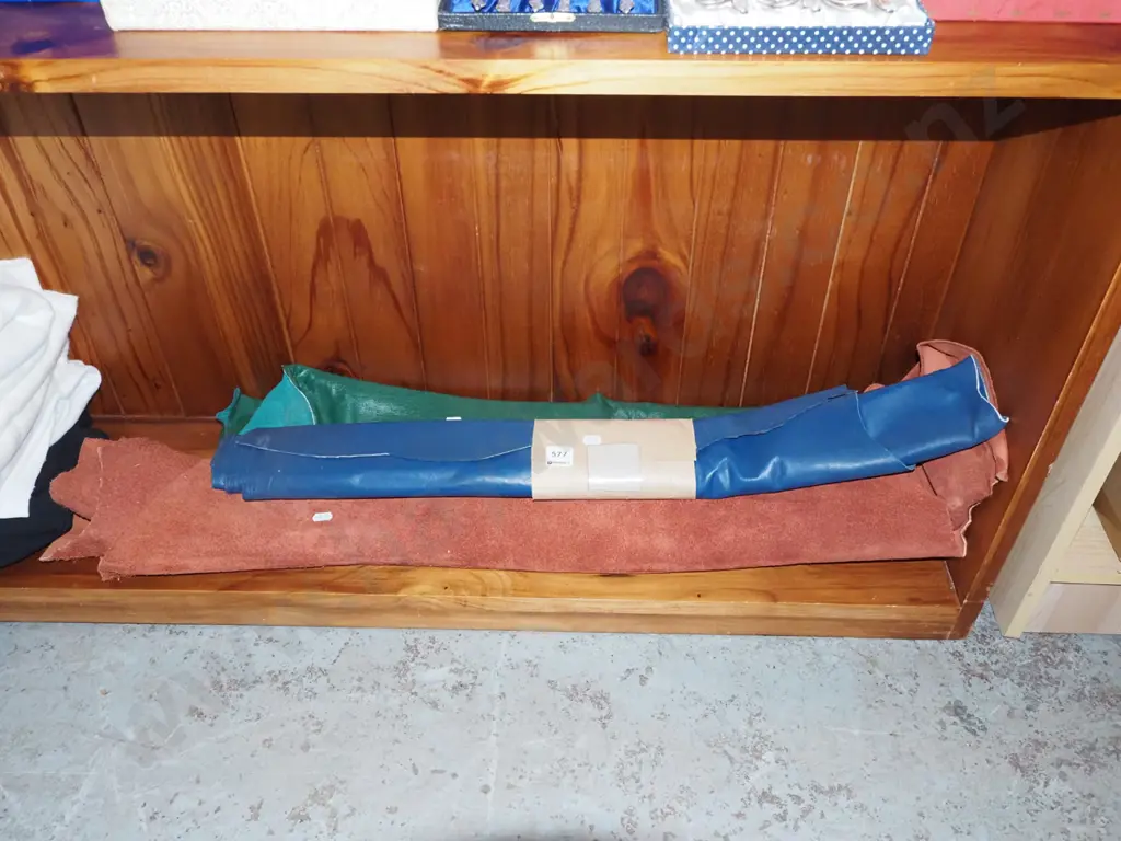 rolls of coloured leather  Image 1++