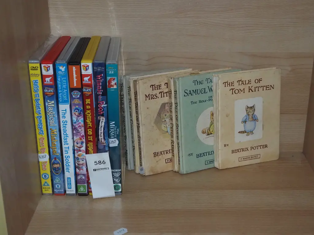 DVDs, Beatrix Potter books Image 1++