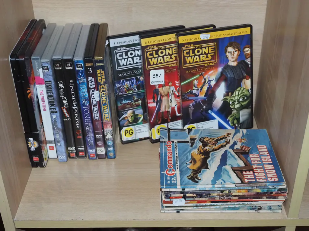 DVDs, Commando books Image 1++