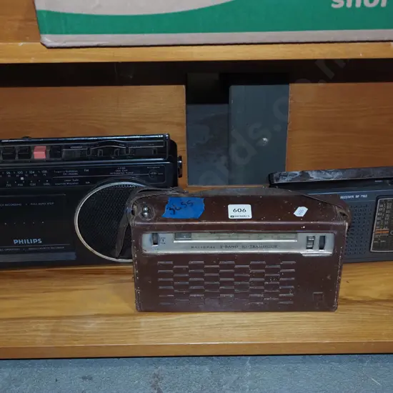 3x transistor radios