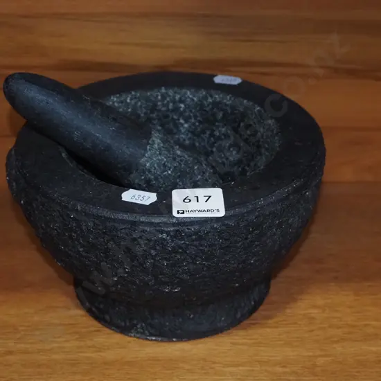 stone mortar and pestle
