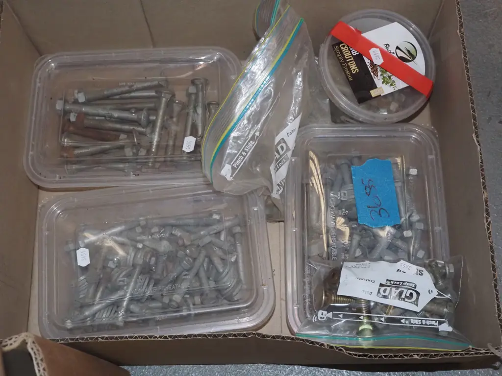 box of various nuts and bolts Image 1++