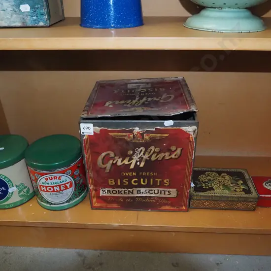 vintage tins