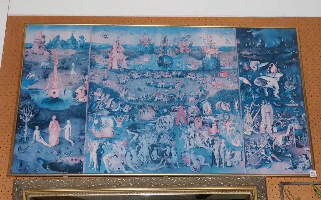 framed medieval poster print Image 1++