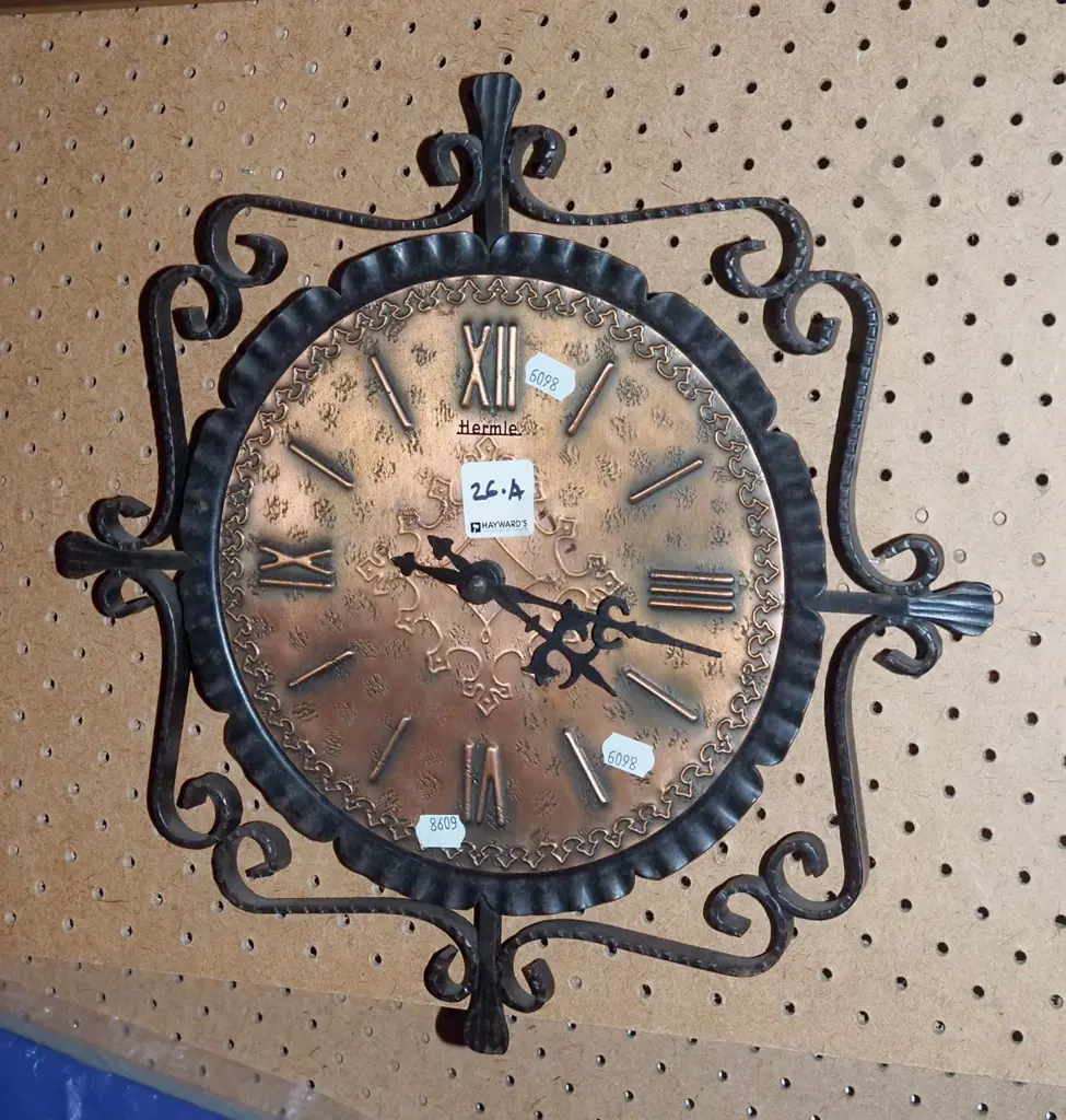 retro Hermle wall clock Image 1++