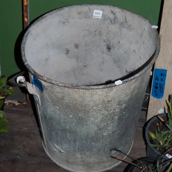 galvanised pail