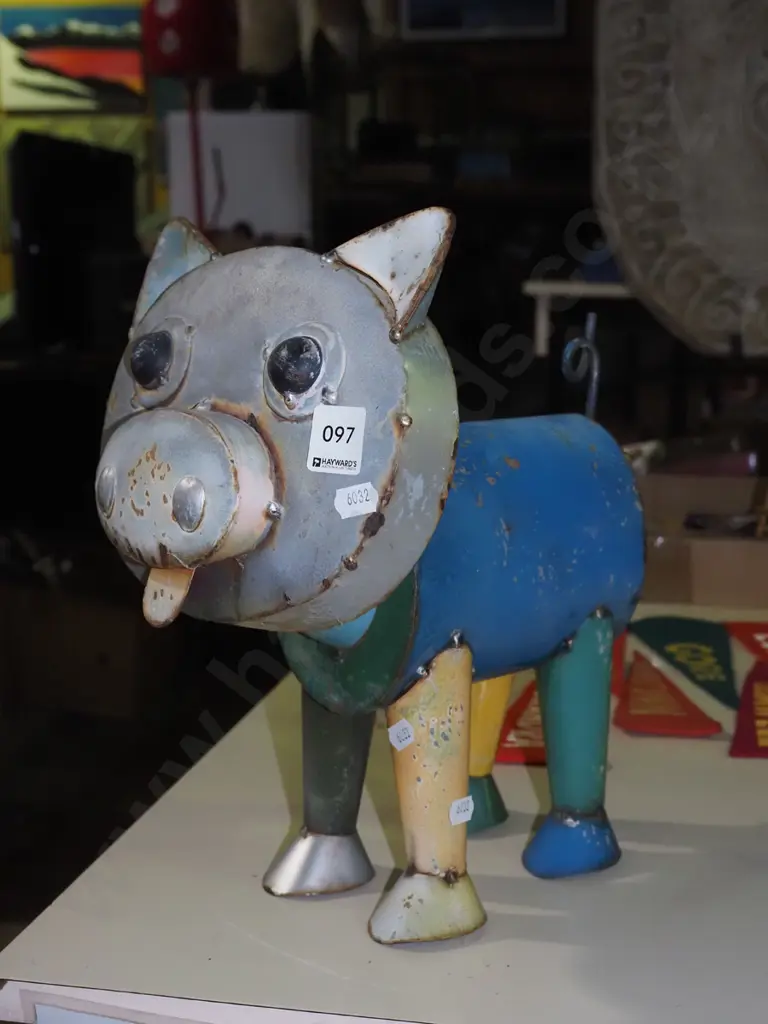 metal cat figurine H-320 Image 1++