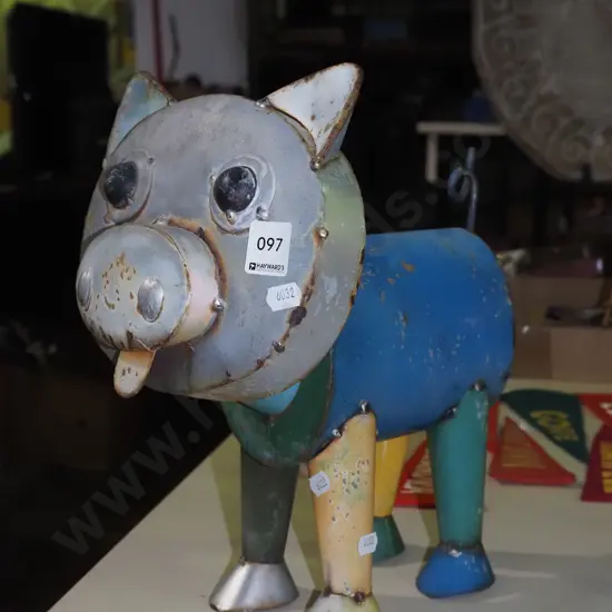 metal cat figurine H-320