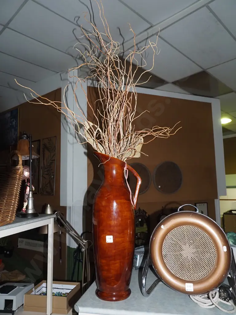 large vase, tortured willow twigs Vase H-760 Image 1++
