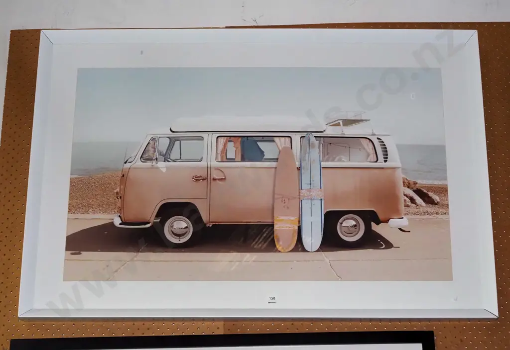 framed poster print - Kombi van H-600 W-1000 Image 1++
