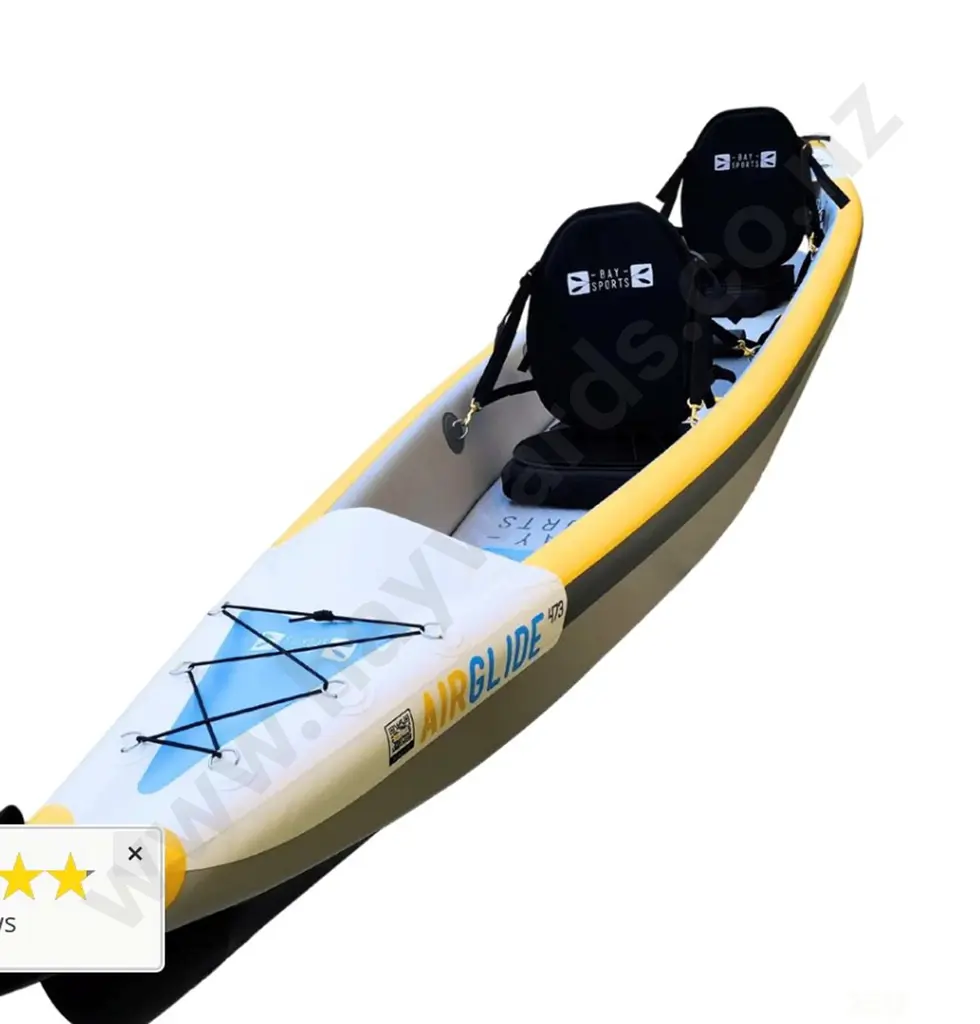 Bay Sports inflatable kayak with hand pump Image 1++