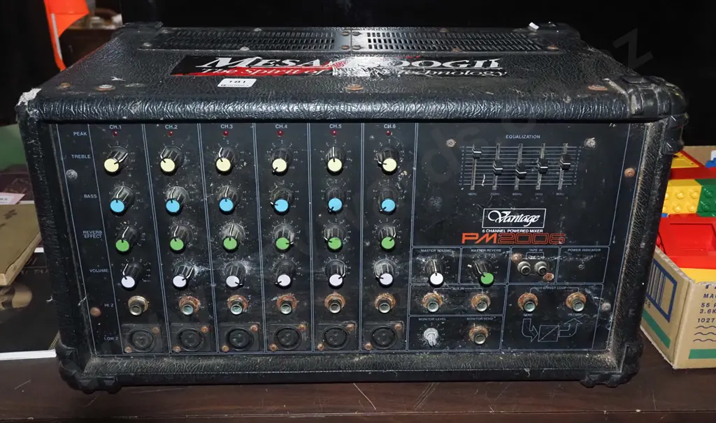 Vantage 6 chanel powered musicians mixer - corrosion As Is No Returns Image 1++