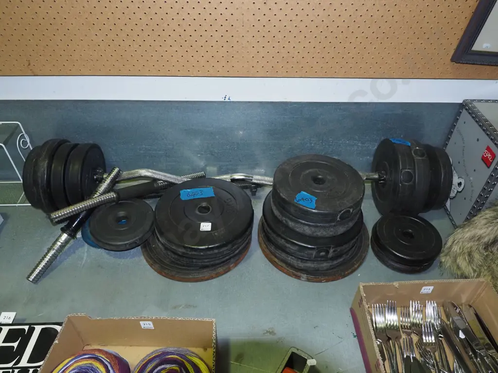 dumbells and weights Image 1++