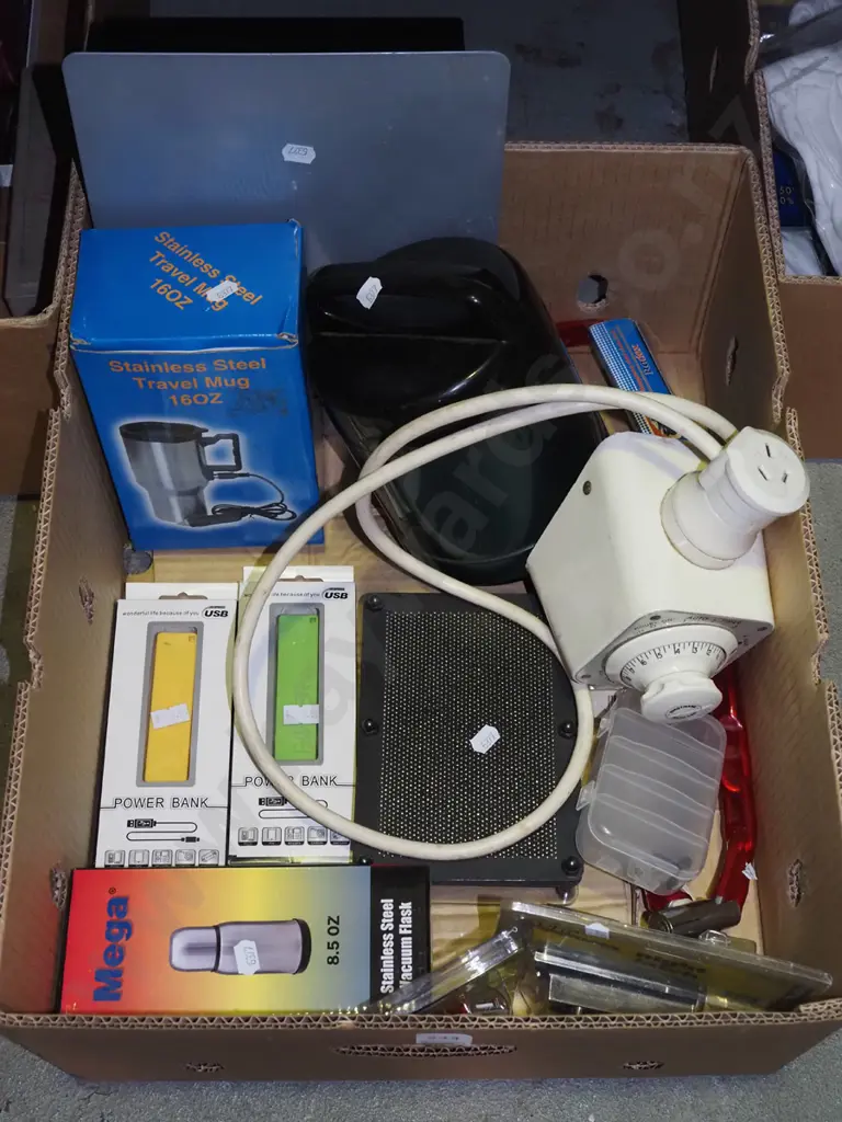 box; travel mug, ice thermos, auto timer etc Image 1++