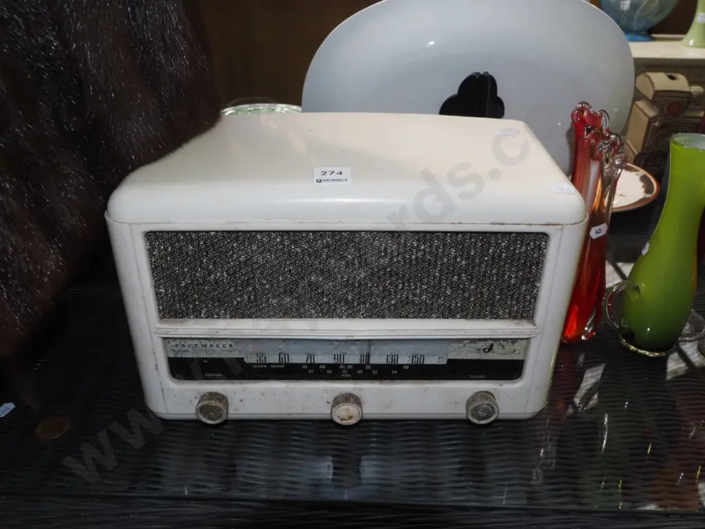 Pacemaker vintage valve mantle radio As Is No Returns Image 1++