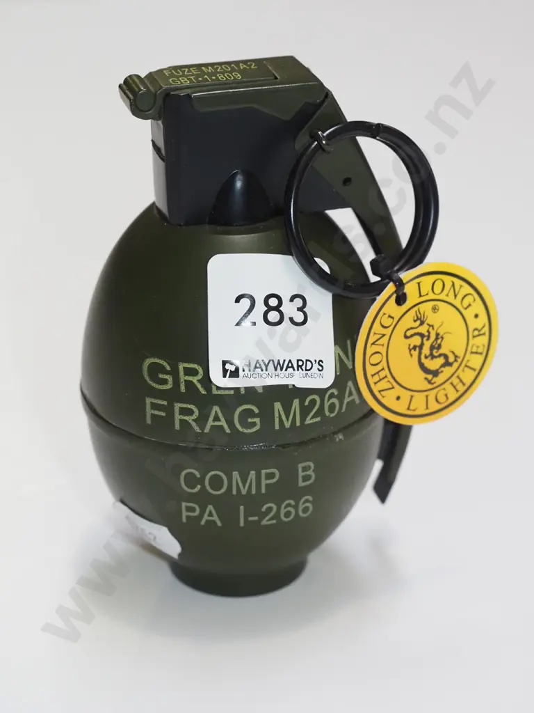 hand grenade themed cigarette lighter Image 1++