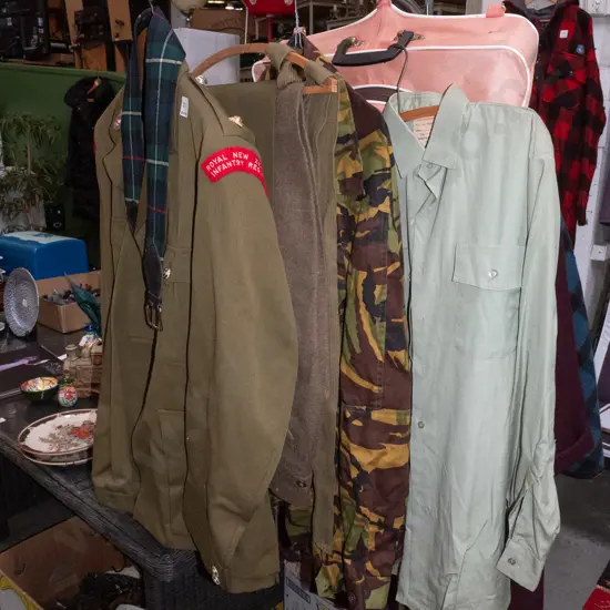 NZ military uniform with carry bag