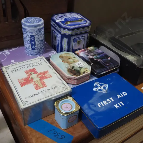 various tins