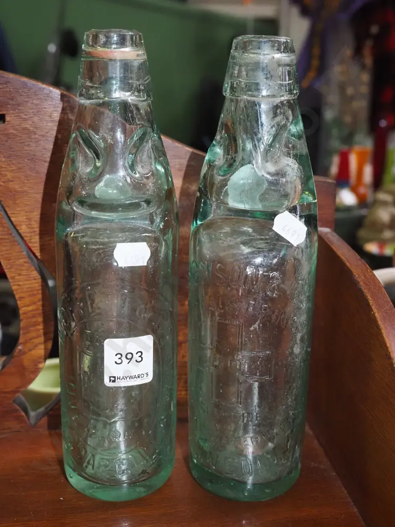 2x marble bottles Image 1++