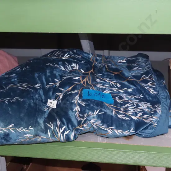 blue duvet cover