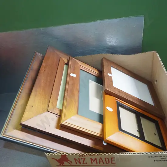 box of photo and picture frames